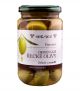 Originální řecké olivy zelené s mandlí, ve skle, Premium, D.M.Hermes 
