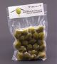 Originální řecké olivy zelené s česnekem, vakuované, D.M.Hermes 